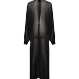 Abito Kim in georgette 25FWNAB-0004 BLACK NINEMINUTES 