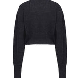 Maglia con maniche a sbuffo e logo 114278 1725 ROTATE 