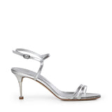 Sandali Ciagapla in pelle metallizzata 1263168 0454 MANOLO BLAHNIK 