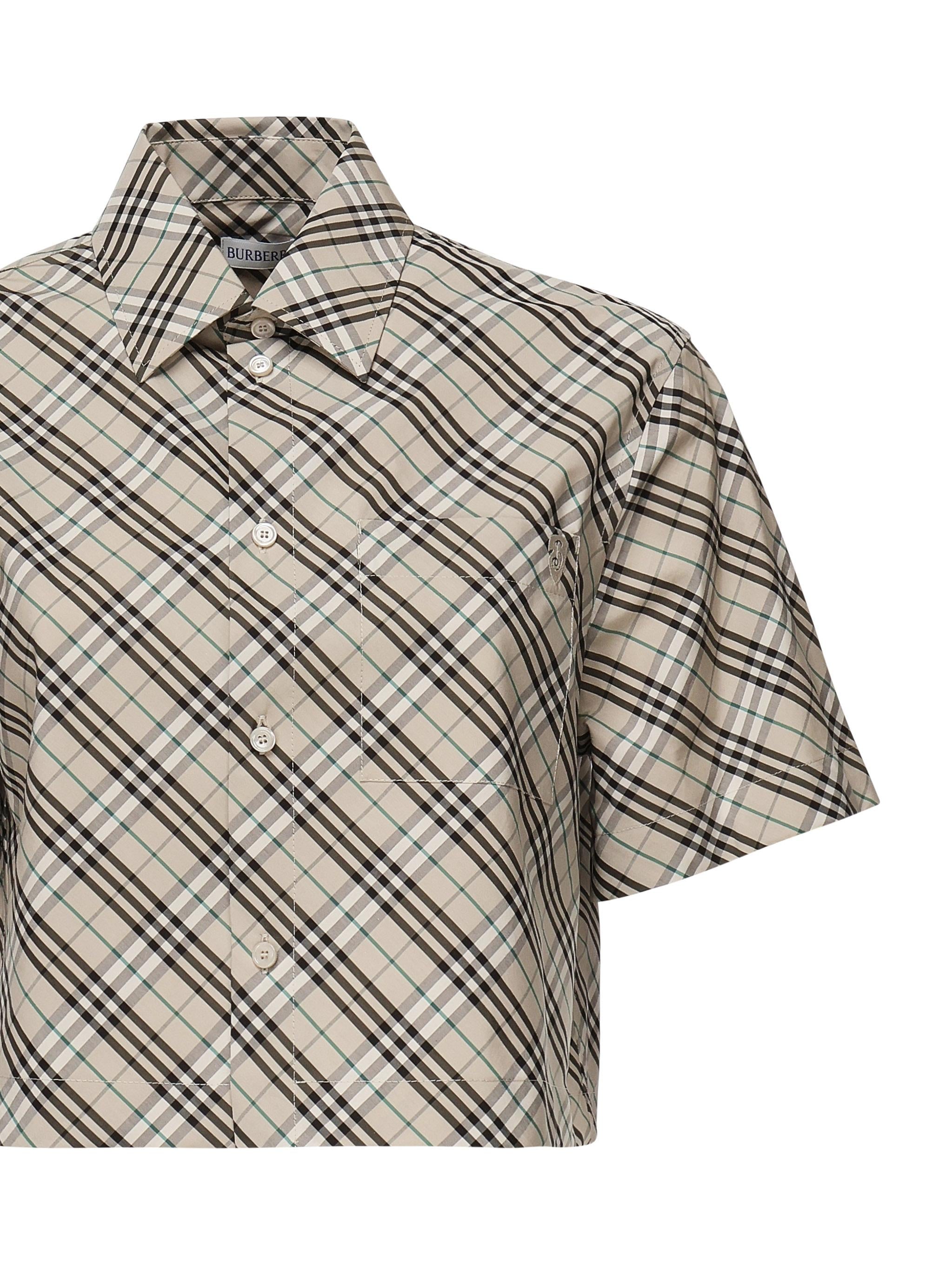 Camicia cropped Check 8101121 C1849 BURBERRY 