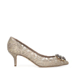 Décolleté Rainbow in pizzo con broche CD0066 AL19880703 DOLCE & GABBANA 