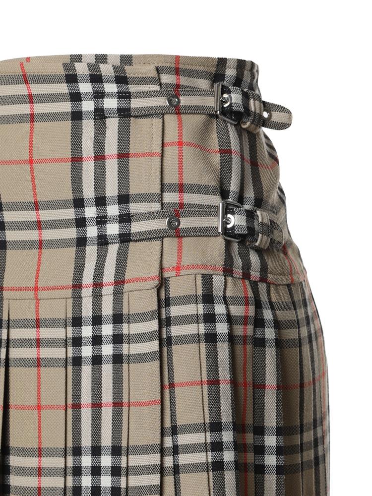 Mini kilt con pieghe in lana Check 8025832 A7028 BURBERRY 