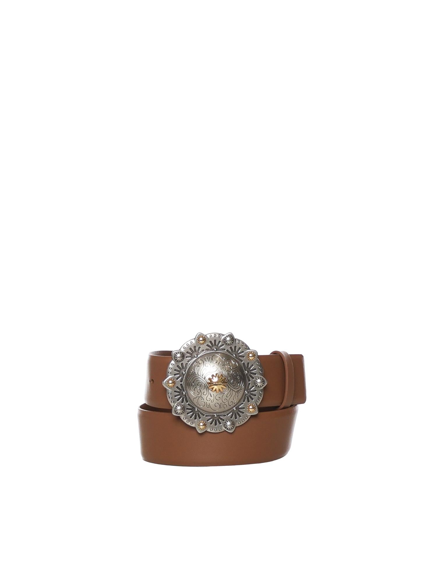 Cintura in pelle con medaglione gioiello 106713 A0F1L17O PINKO 