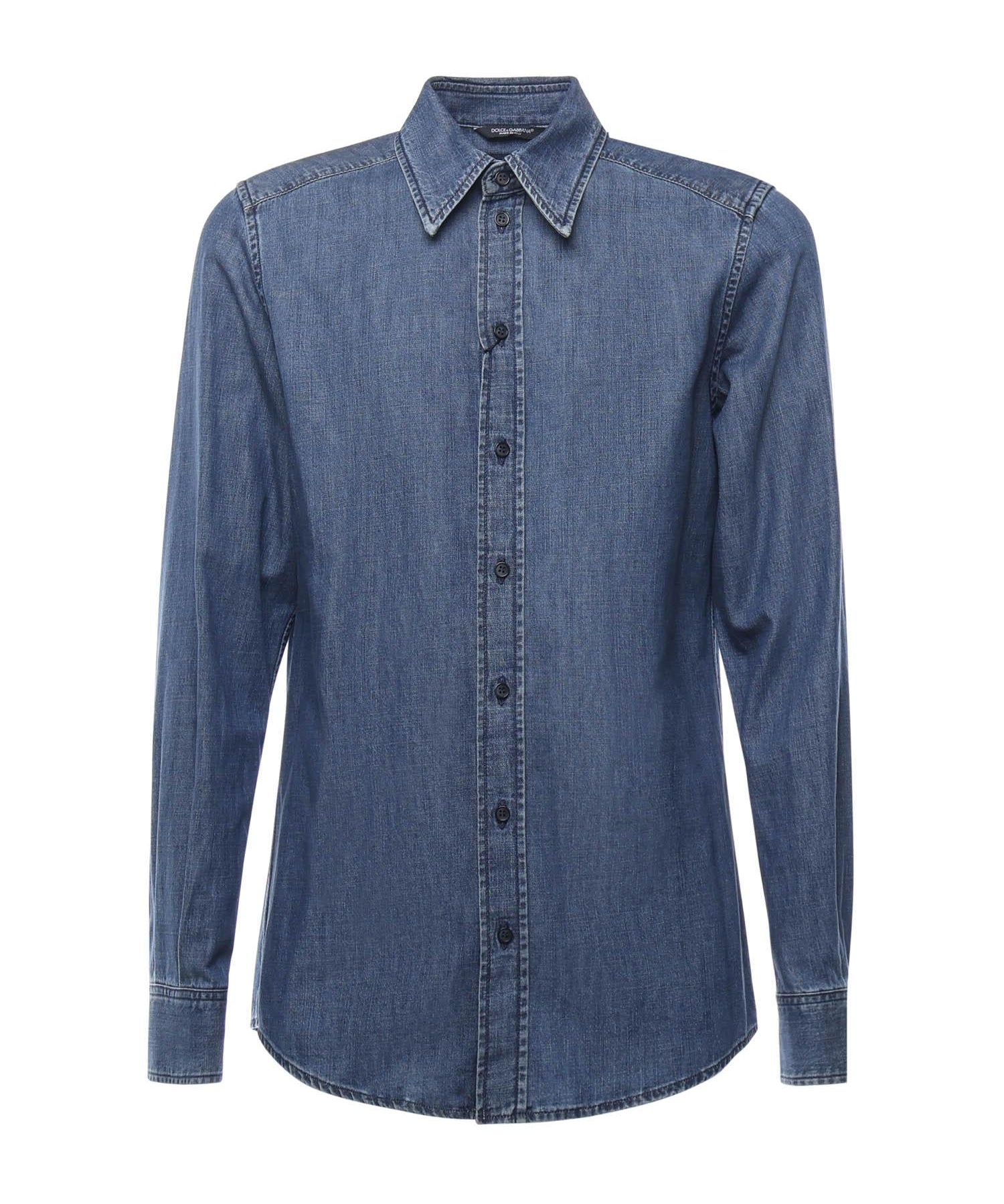 Camicia in denim G5IX8D G8LP1S9001 DOLCE & GABBANA 