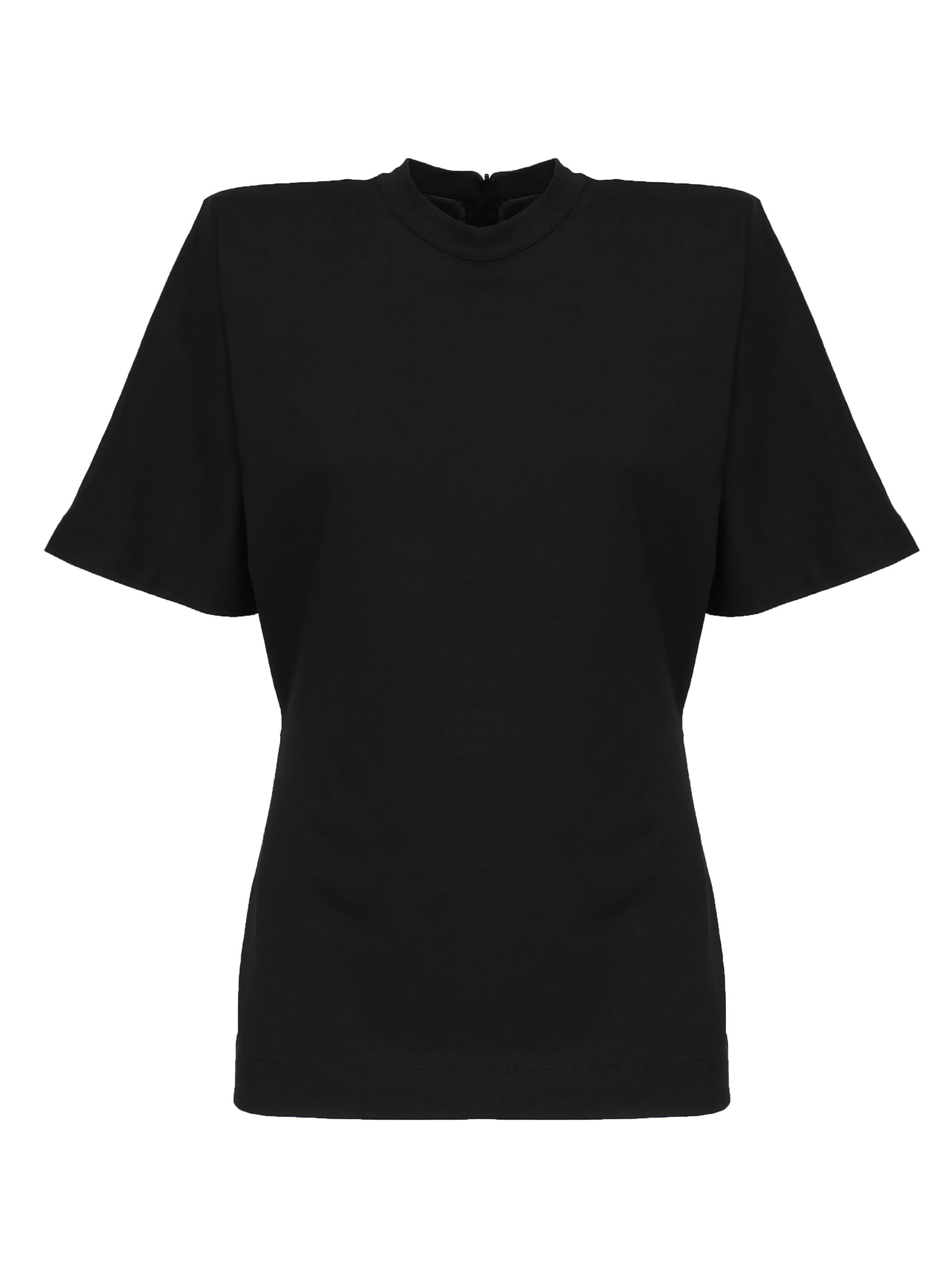 T-shirt con spalle imbottite 105217 A2M2Z99 PINKO 