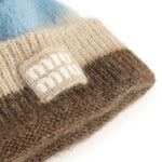 Cappello in mohair con logo 5HC378 2CVDF04BD MIU MIU 