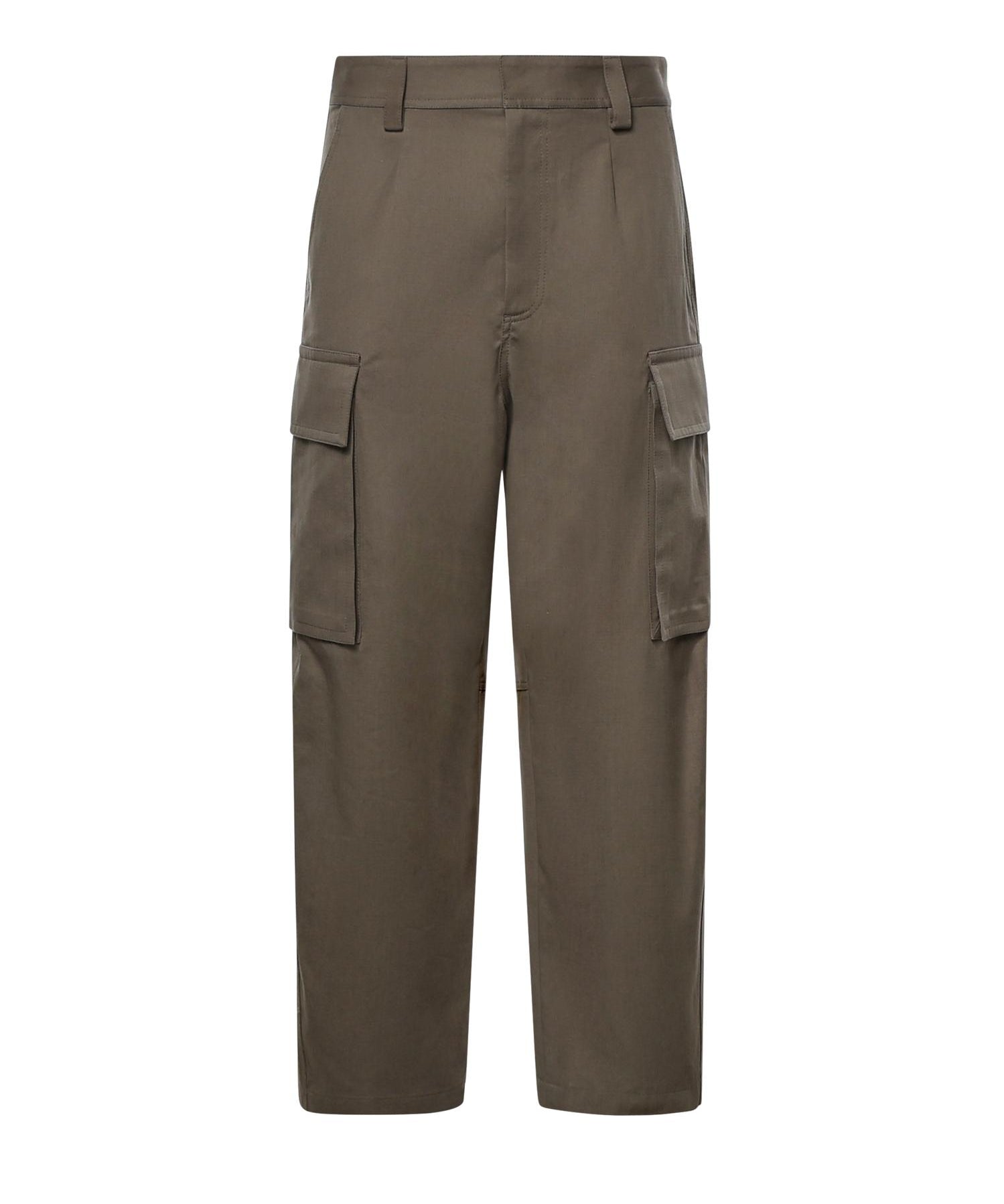 Pantaloni cargo in twill di cotone 830024 V5PB01796 BOTTEGA VENETA 