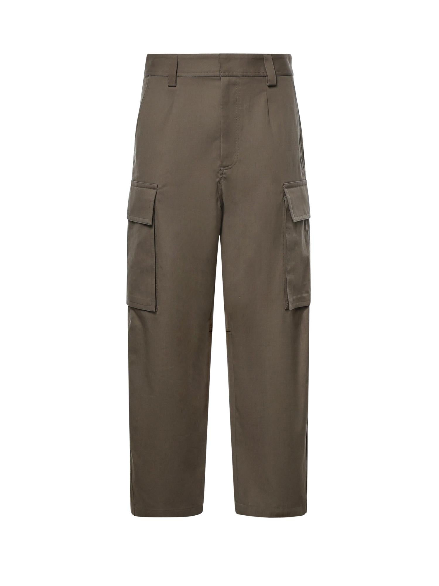 Pantaloni cargo in twill di cotone 830024 V5PB01796 BOTTEGA VENETA 