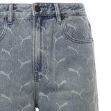 PUMA x A$AP ROCKY Pantaloni in denim con monogramma laser 63342801  PUMA X ASAP ROCKY 