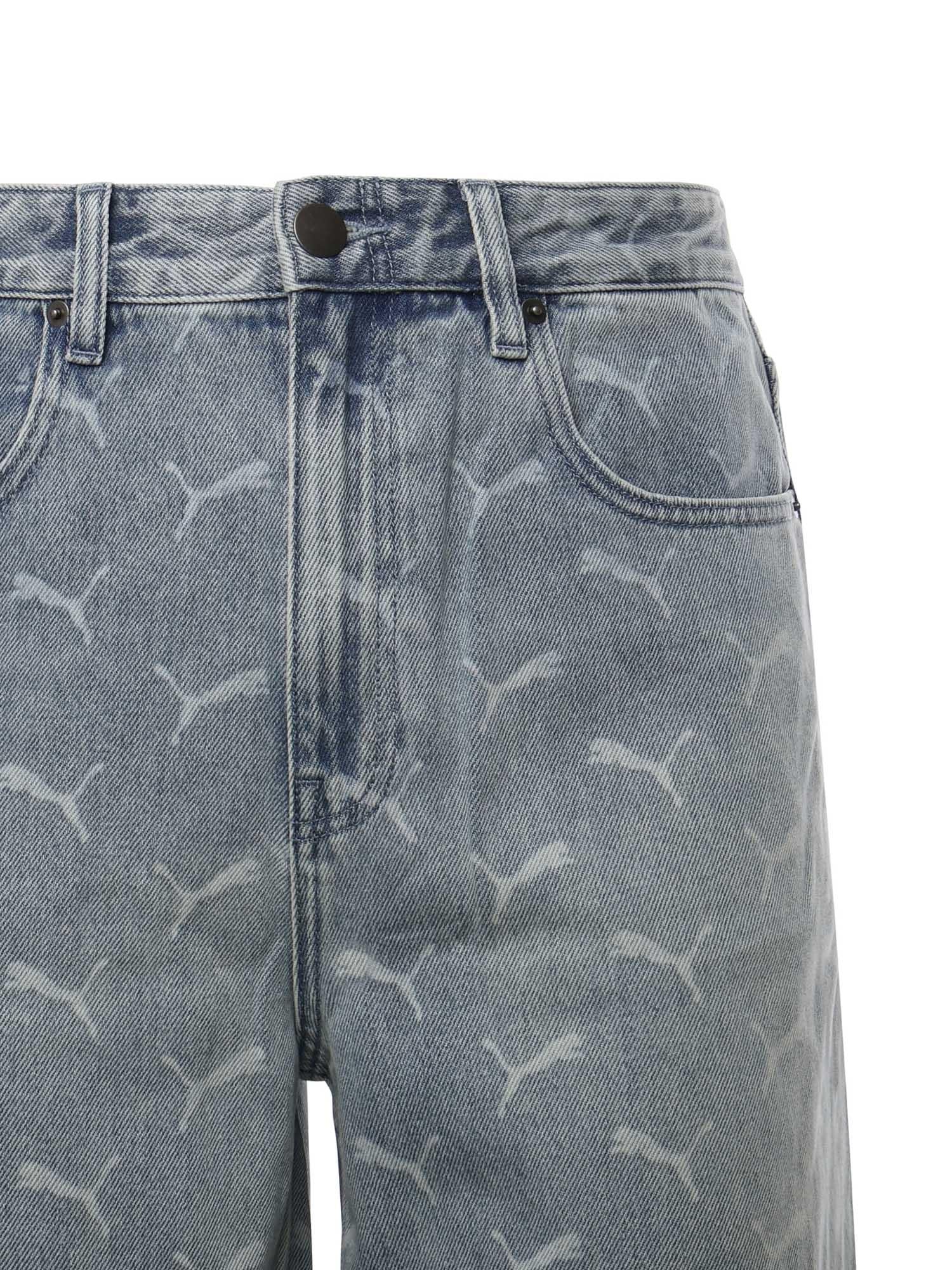 PUMA x A$AP ROCKY Pantaloni in denim con monogramma laser 63342801  PUMA X ASAP ROCKY 