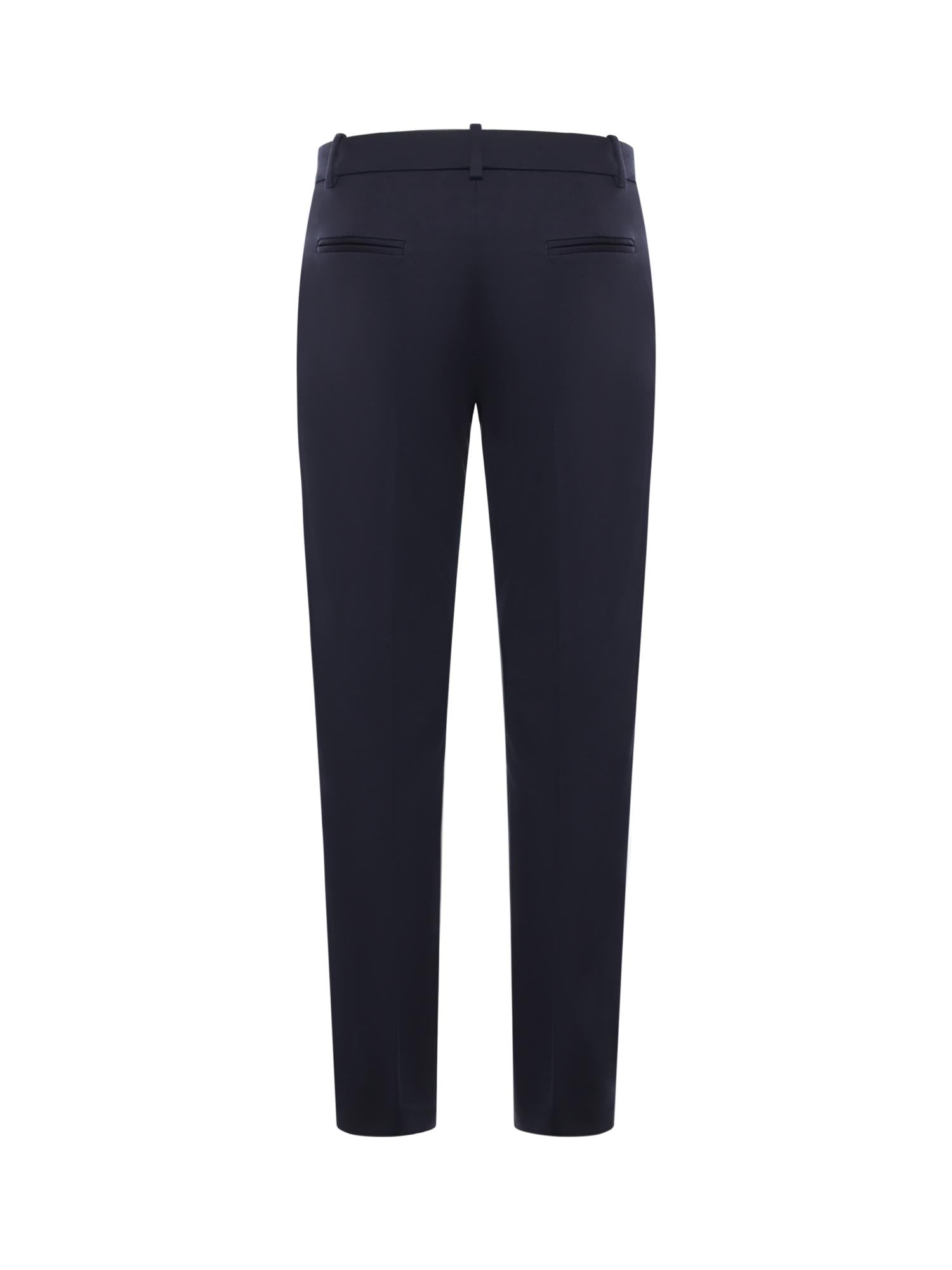 Pantaloni a sigaretta con piega stirata 100155 A24DGA3 PINKO 