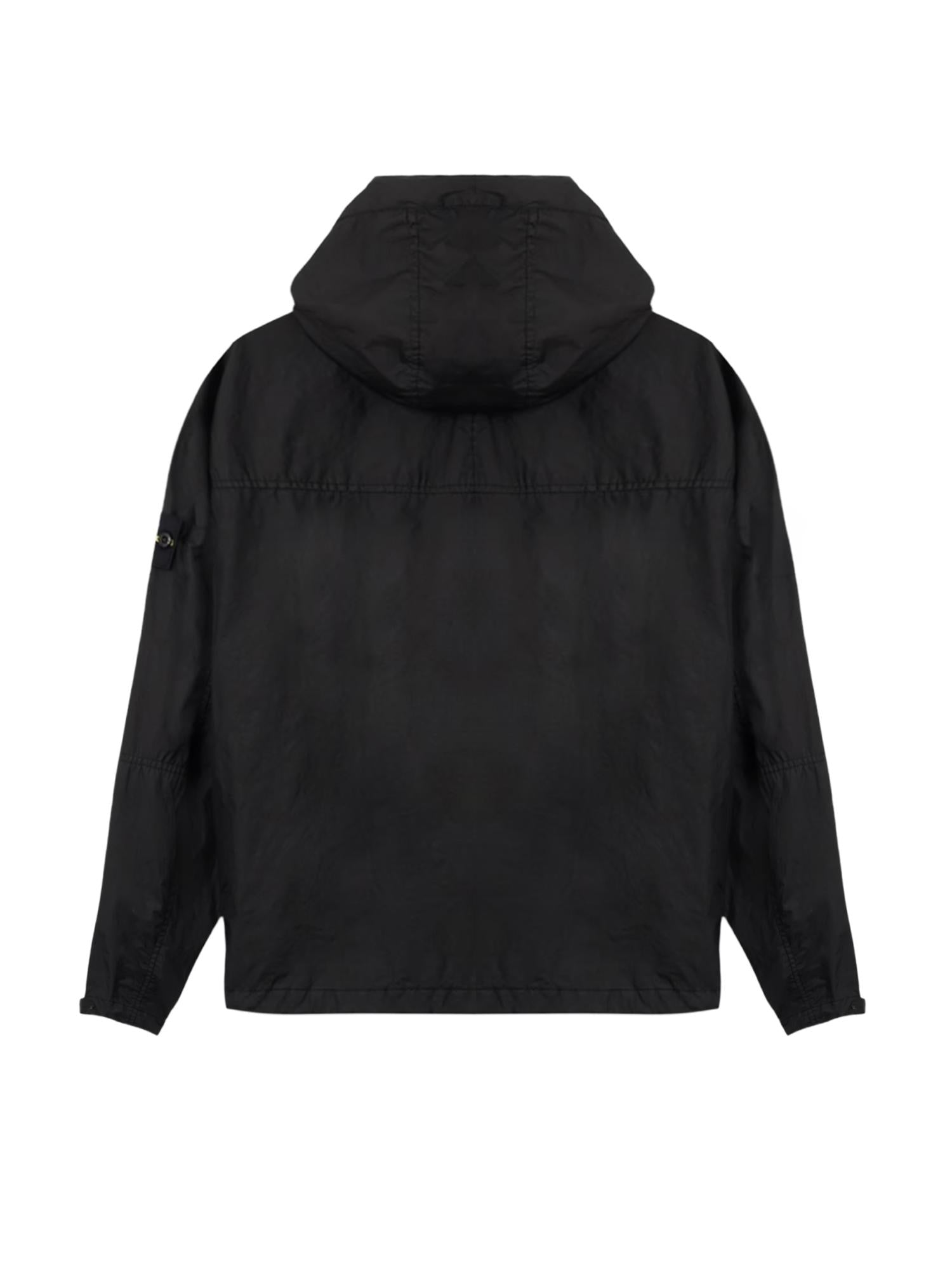 Giacca con cappuccio in nylon con logo L1S154100004 S0A21V0029 STONE ISLAND 
