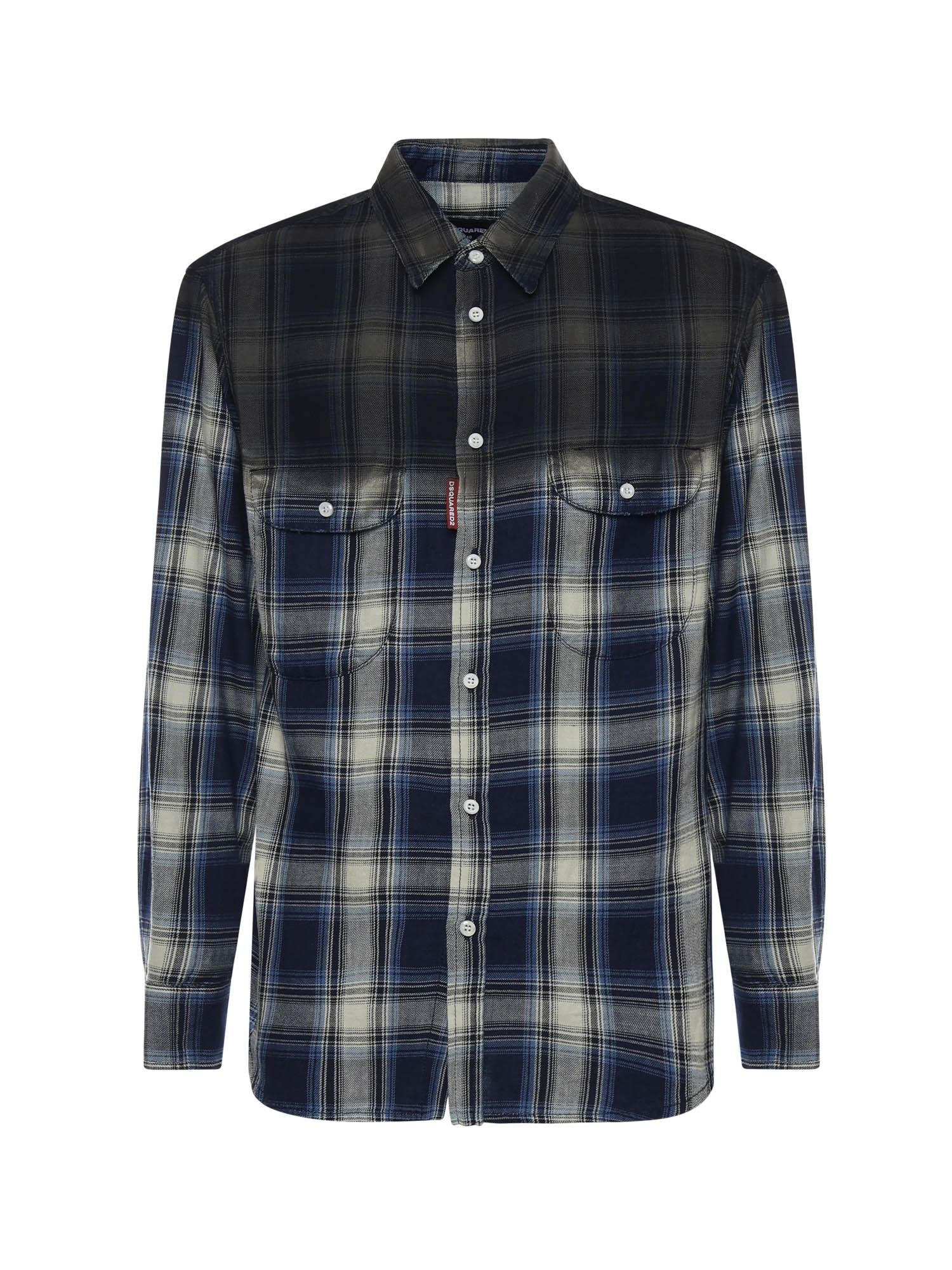 Camicia Canadian Vintage in cotone S74DM0993 D35206001F DSQUARED2 