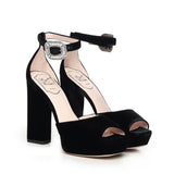 Sandali Platform in velluto RVW57242950CFE B999 ROGER VIVIER 
