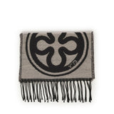 Sciarpa caroline jacquard 73SP8FT03 CAROLINENATURALE/NERO V° 73 