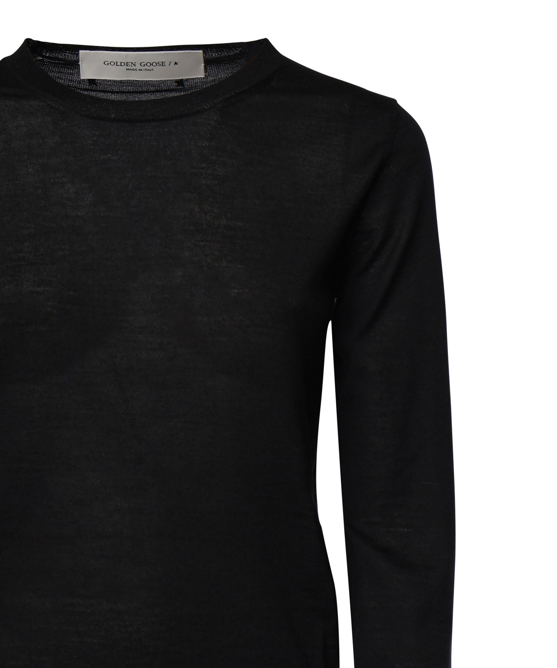 Maglione con effetto vissuto GWP00952 P00066590100 GOLDEN GOOSE 