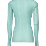 Maglia Vallelunga asimmetrica <BR/> 104766 A1NDT65 PINKO 