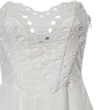 Miniabito Bail in cotone 263601 WHITE CHARO RUIZ 