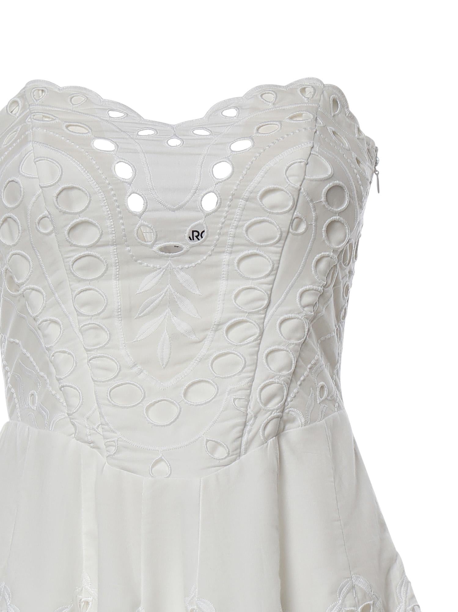 Miniabito Bail in cotone 263601 WHITE CHARO RUIZ 
