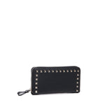 Portafoglio con zip Rockstud 7W2P0645 VSH0NO VALENTINO GARAVANI 
