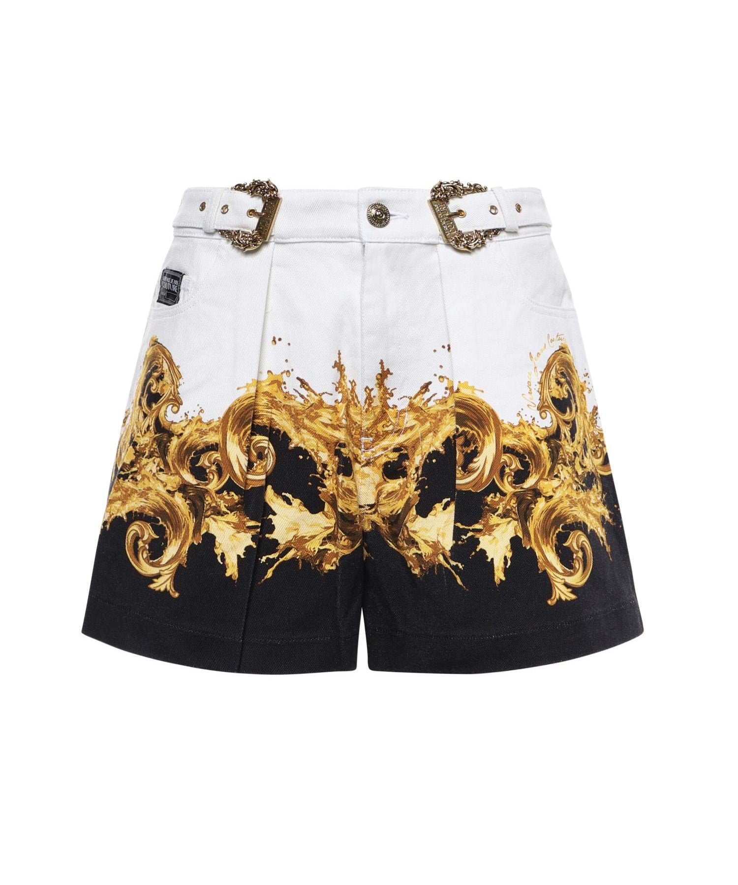Shorts in cotone con stampa 80HAD55P ES163L54GL2 VERSACE JEANS COUTURE 