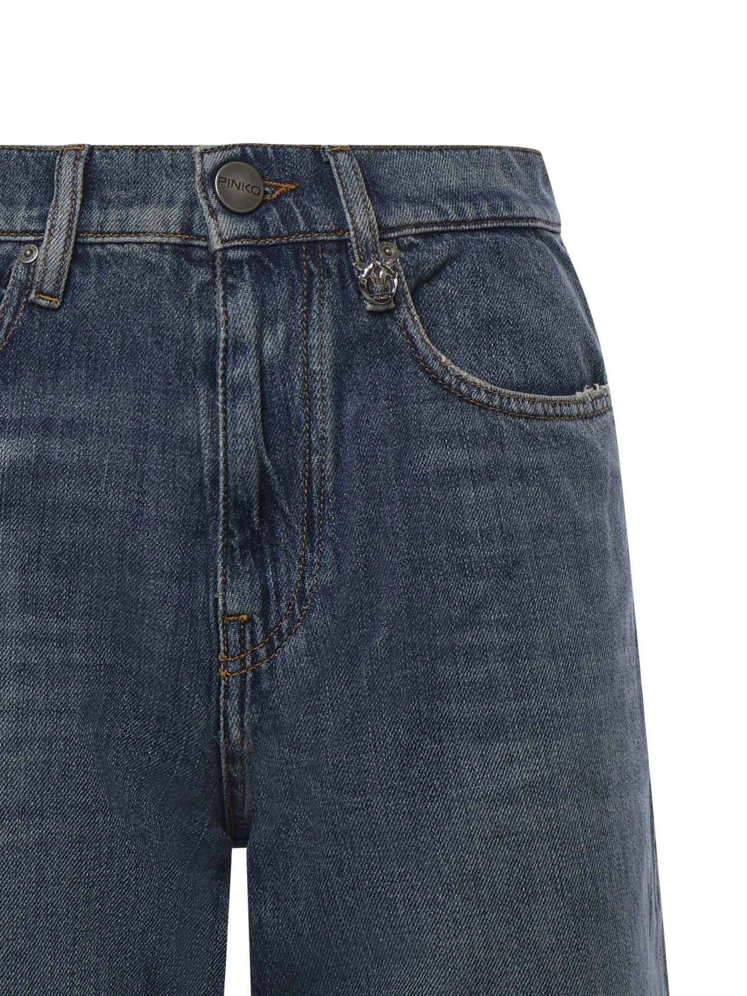 Jeans balloon in denim morbido 103857 A2RQPJC PINKO 