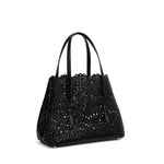 Tote bag piccola Mina 25 in pelle di vitello AA1S06725I251 999 ALAIA 