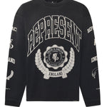 Felpa in cotone con effetto distressed MLM100371 04 REPRESENT 