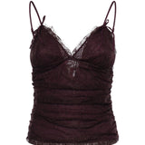 Top in pizzo floreale 106726 A378R57 PINKO 
