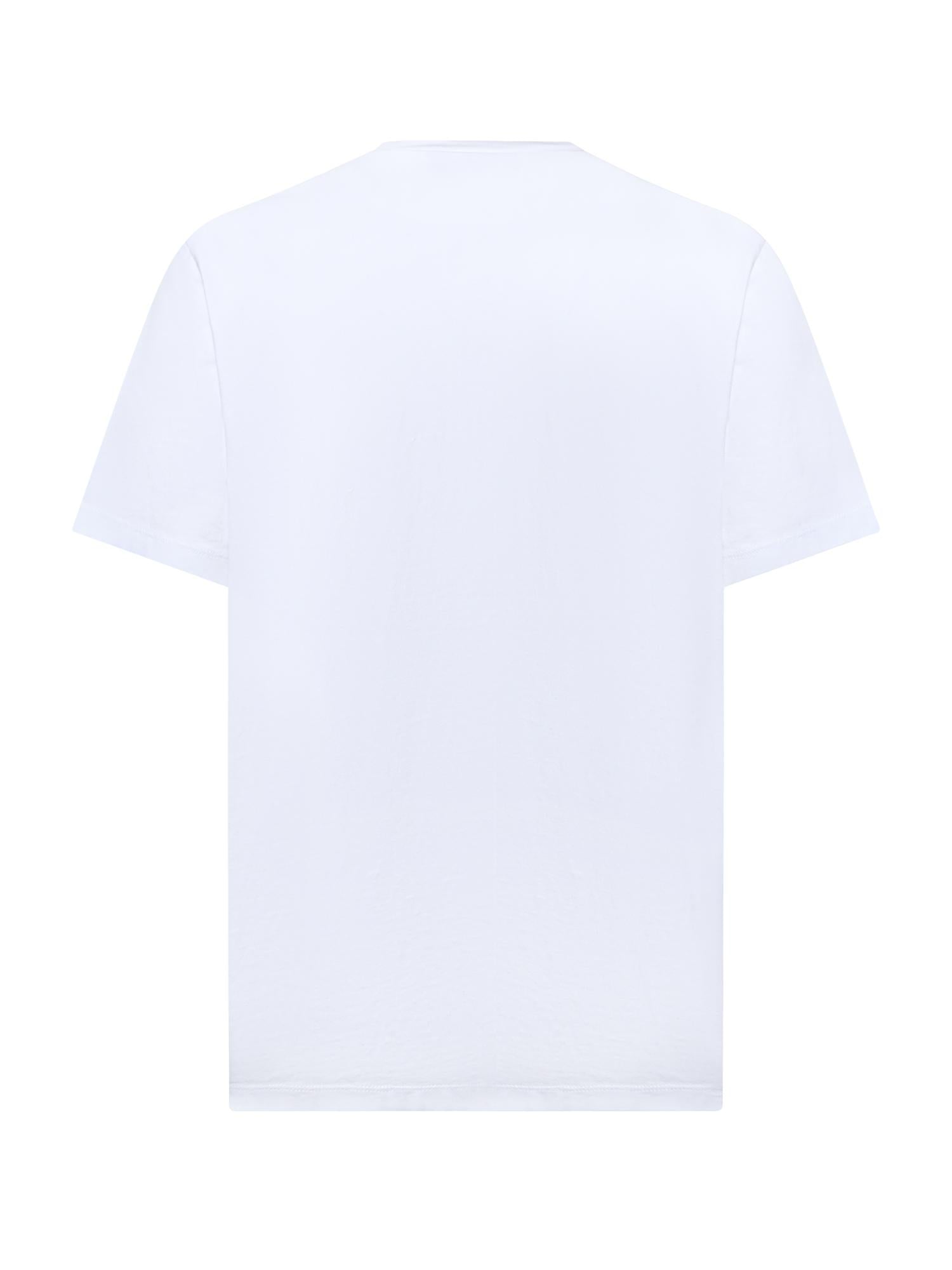 T-shirt in cotone con logo S71GD1629 D20020100 DSQUARED2 