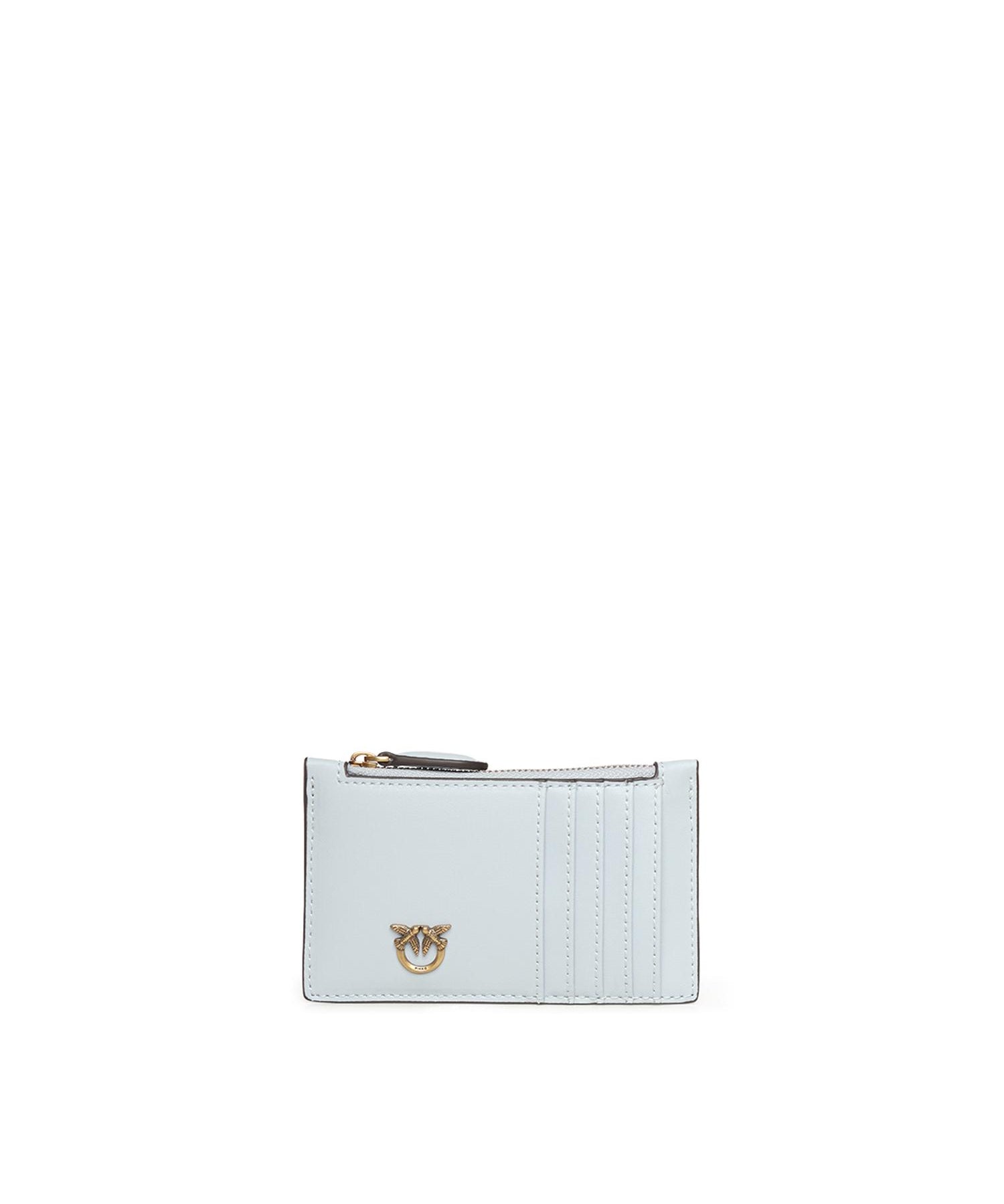 Porta carte con zip in pelle 100251 A0F1E37Q PINKO 