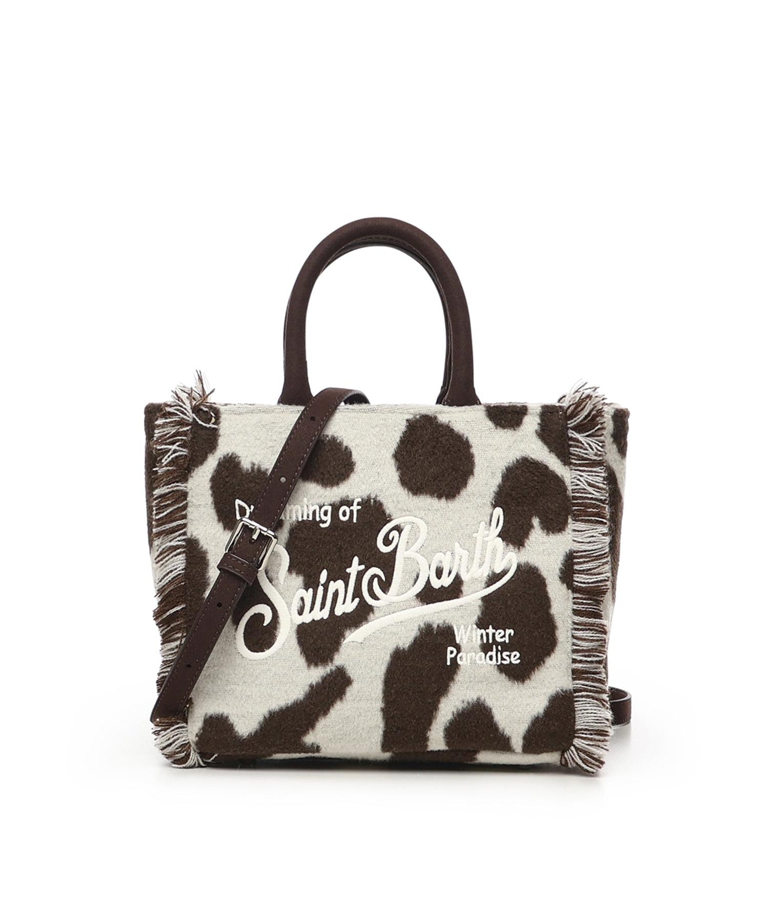 Borsa a mano Vanity Mini Felt in misto lana VAMI024 01434I MC2 SAINT BARTH 