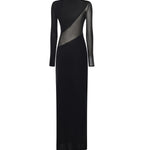 Abito con cut-out in maglia di seta AA9R2801K061B 995 ALAIA 