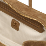 Borsa Beau in camoscio 5BB117 2CSSF0393 MIU MIU 