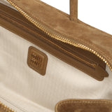 Borsa Beau in camoscio 5BB117 2CSSF0393 MIU MIU 