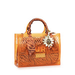 Borsa Jelly Tote in vinile 5585336999 TAN KURT GEIGER 
