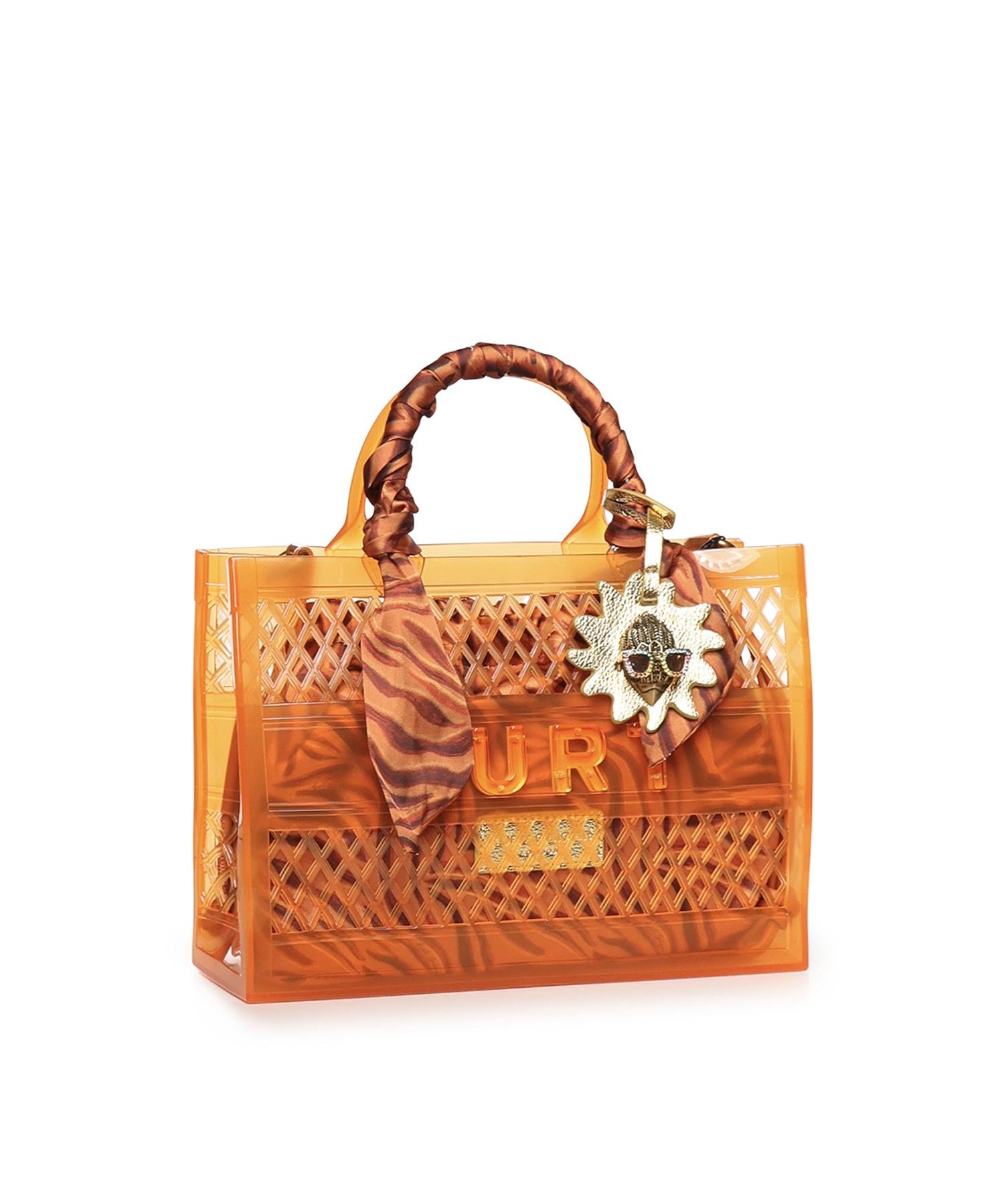 Borsa Jelly Tote in vinile 5585336999 TAN KURT GEIGER 