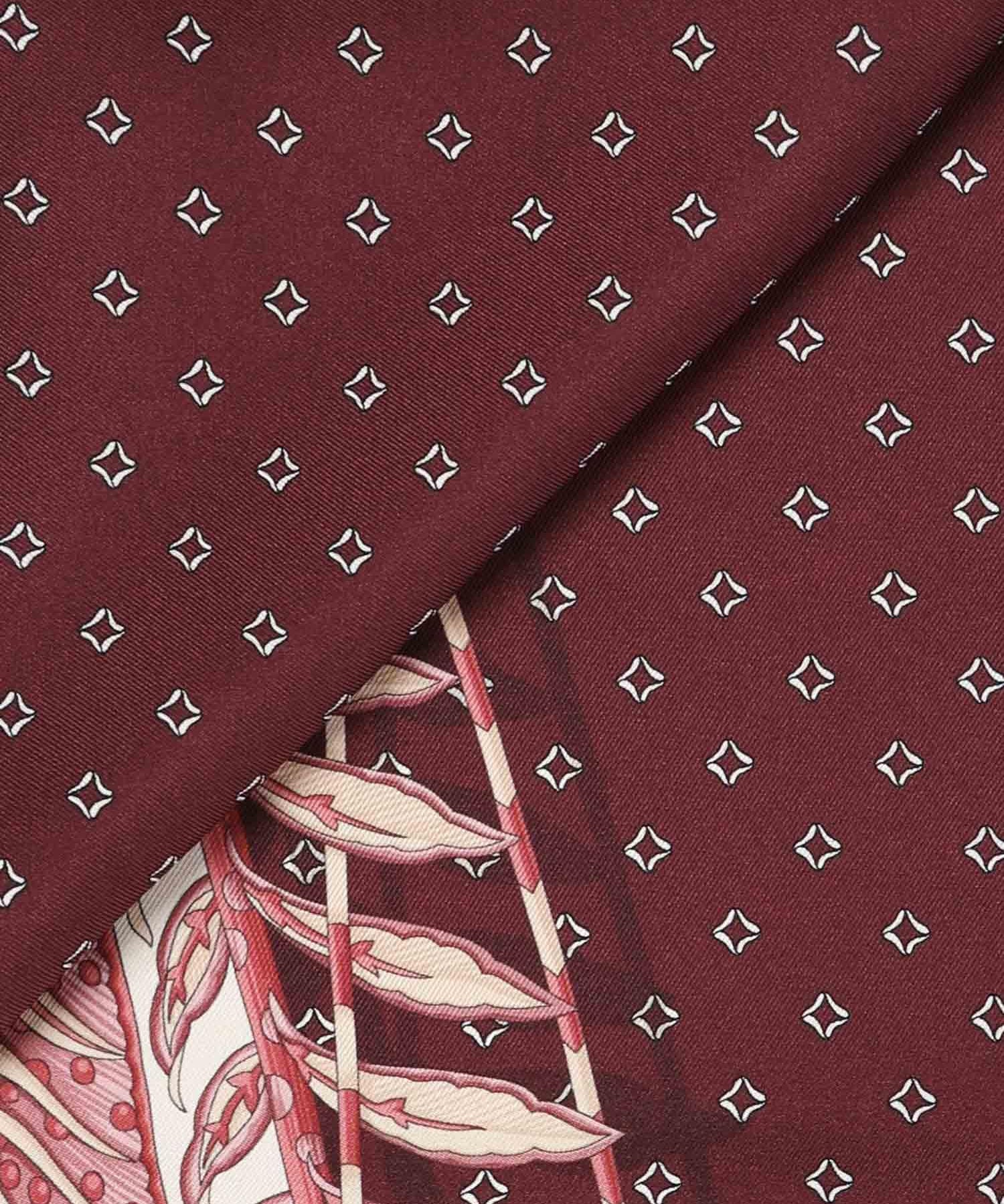 Foulard in seta con stampa 310218 785657001 FERRAGAMO 