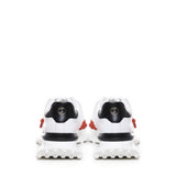 Sneakers raptor 1 in pelle<BR/> RAPTOR1 NAPPAWHITE/BLACK GIULIANO GALIANO 