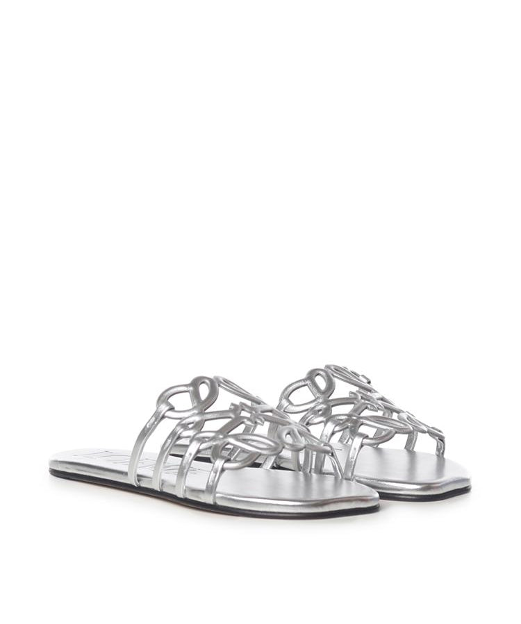 Slide Anagram Petal in pelle laminata LPEA465X08 1160 LOEWE 