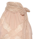 Top con scollo all'americana e pizzo 106263 A32YQ35 PINKO 
