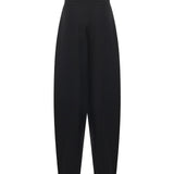 Pantalone balloon in misto lana DP9936 NERO OTTOD'AME 