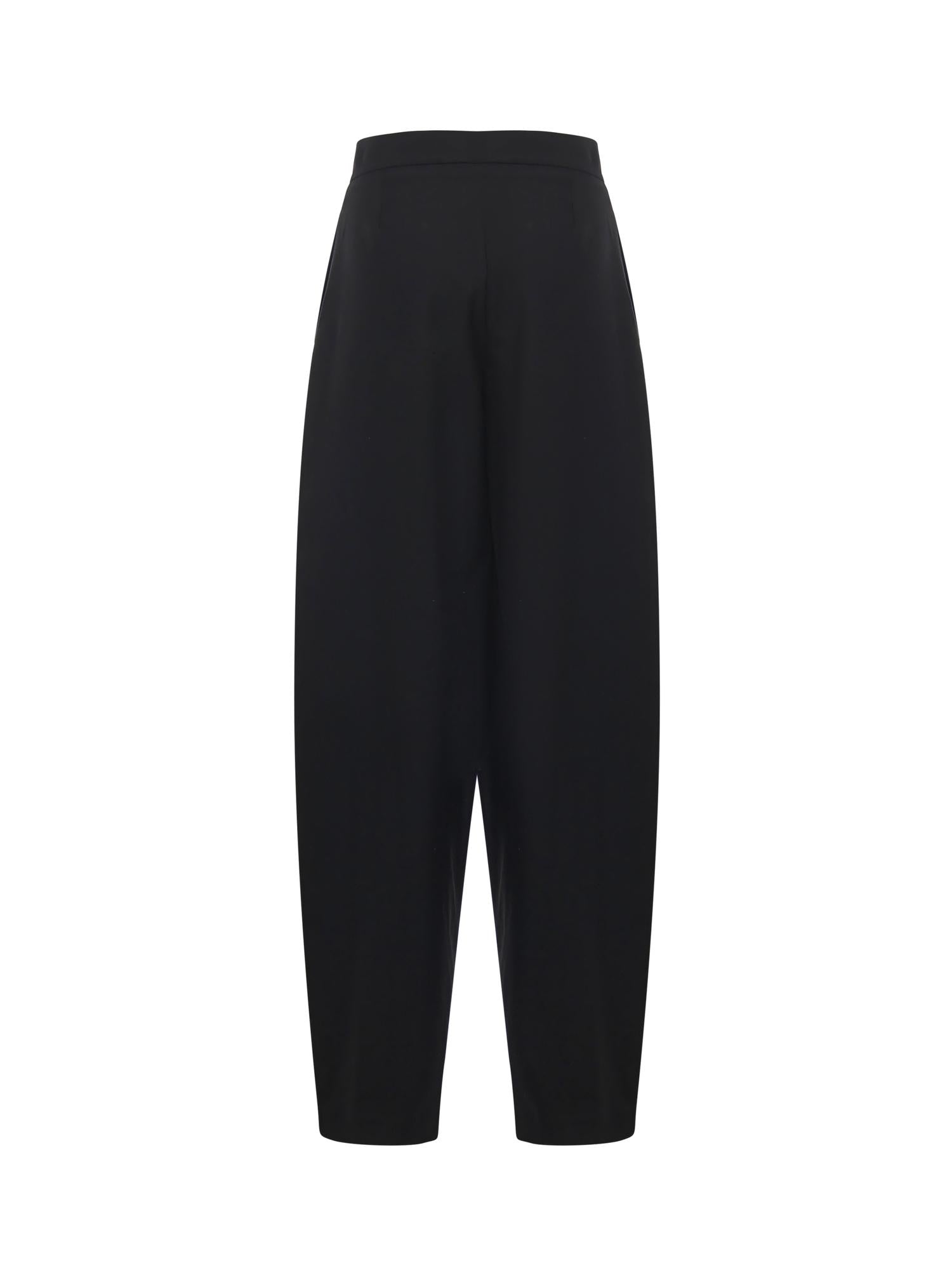 Pantalone balloon in misto lana DP9936 NERO OTTOD'AME 