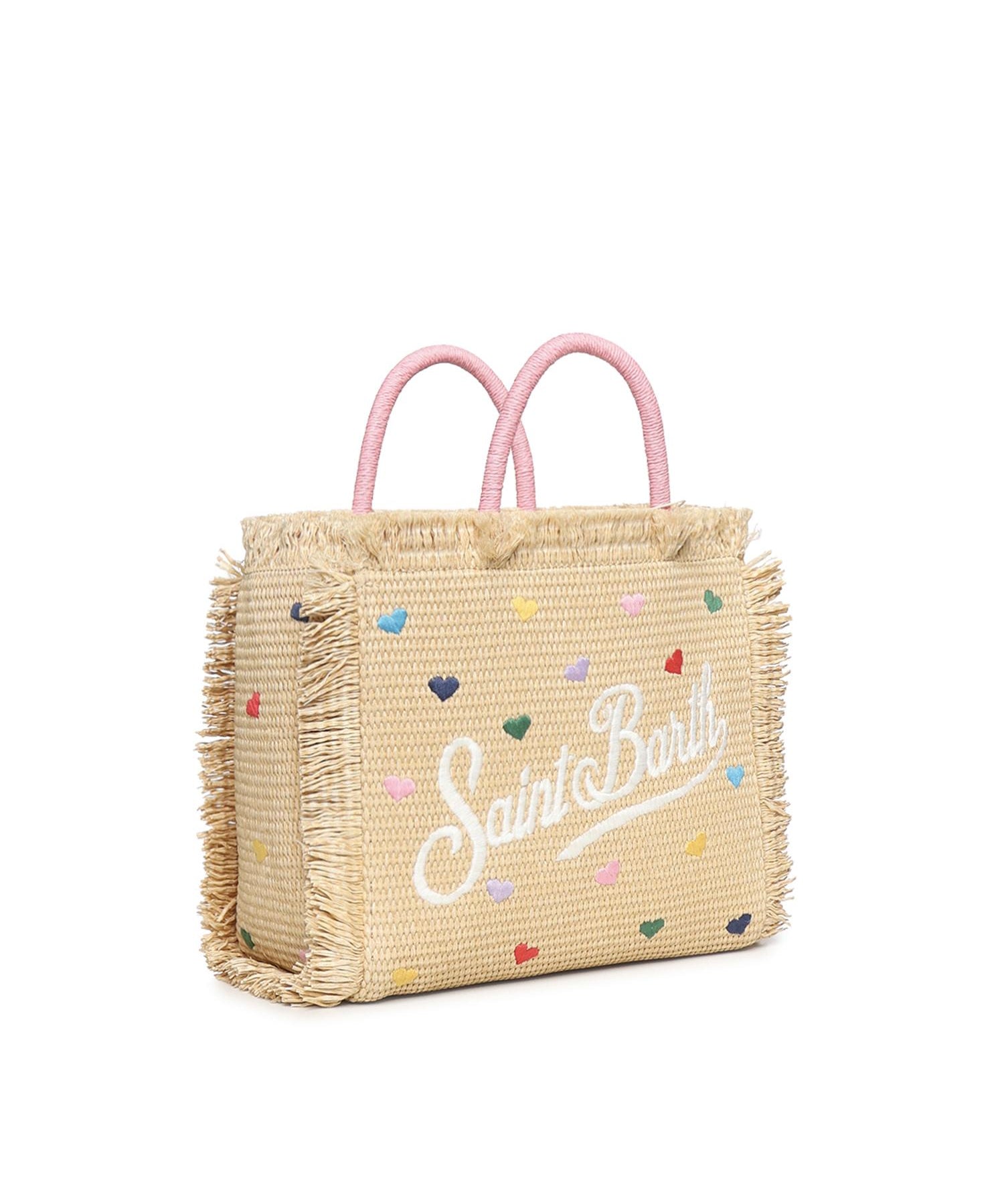 Borsa Colette in tessuto effetto paglia COL0017 00344L MC2 SAINT BARTH 
