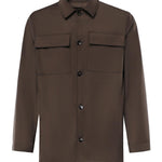 Overshirt James in misto lana MCJAM3687S26 194 MICHAEL COAL 