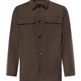 Overshirt James in misto lana MCJAM3687S26 194 MICHAEL COAL 