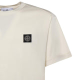 T-shirt con patch Compass in jersey di cotone L1S152100027 S0013V0093 STONE ISLAND 
