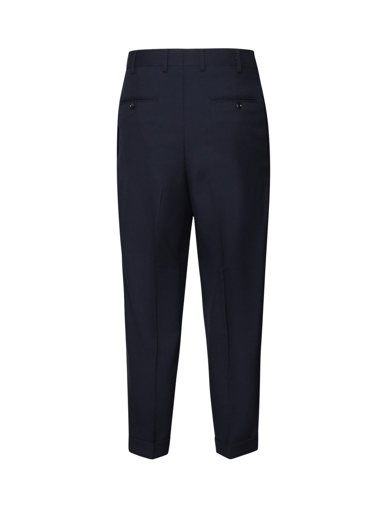Pantaloni in pura lana vergine ROY WMLBLU BE ABLE 
