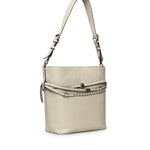 Borsa a spalla media Bucket Belt Bag in pelle 106339 A0QOZ14Q PINKO 