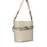 Borsa a spalla media Bucket Belt Bag in pelle 106339 A0QOZ14Q PINKO 